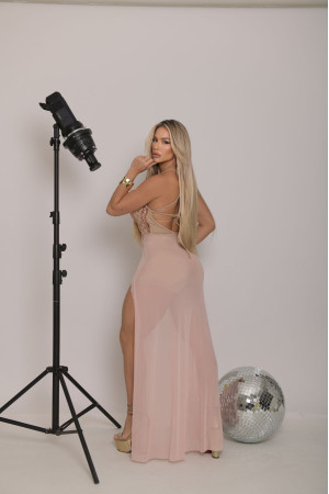 Vestido fendas 